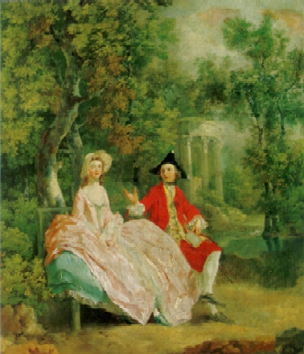 Conversation in a park